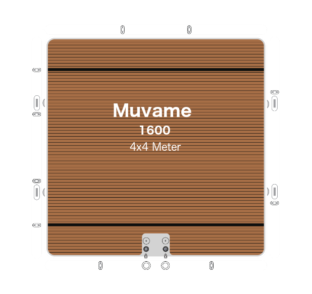 muvame aufblasbare plattform inflatable 4x4m Slider